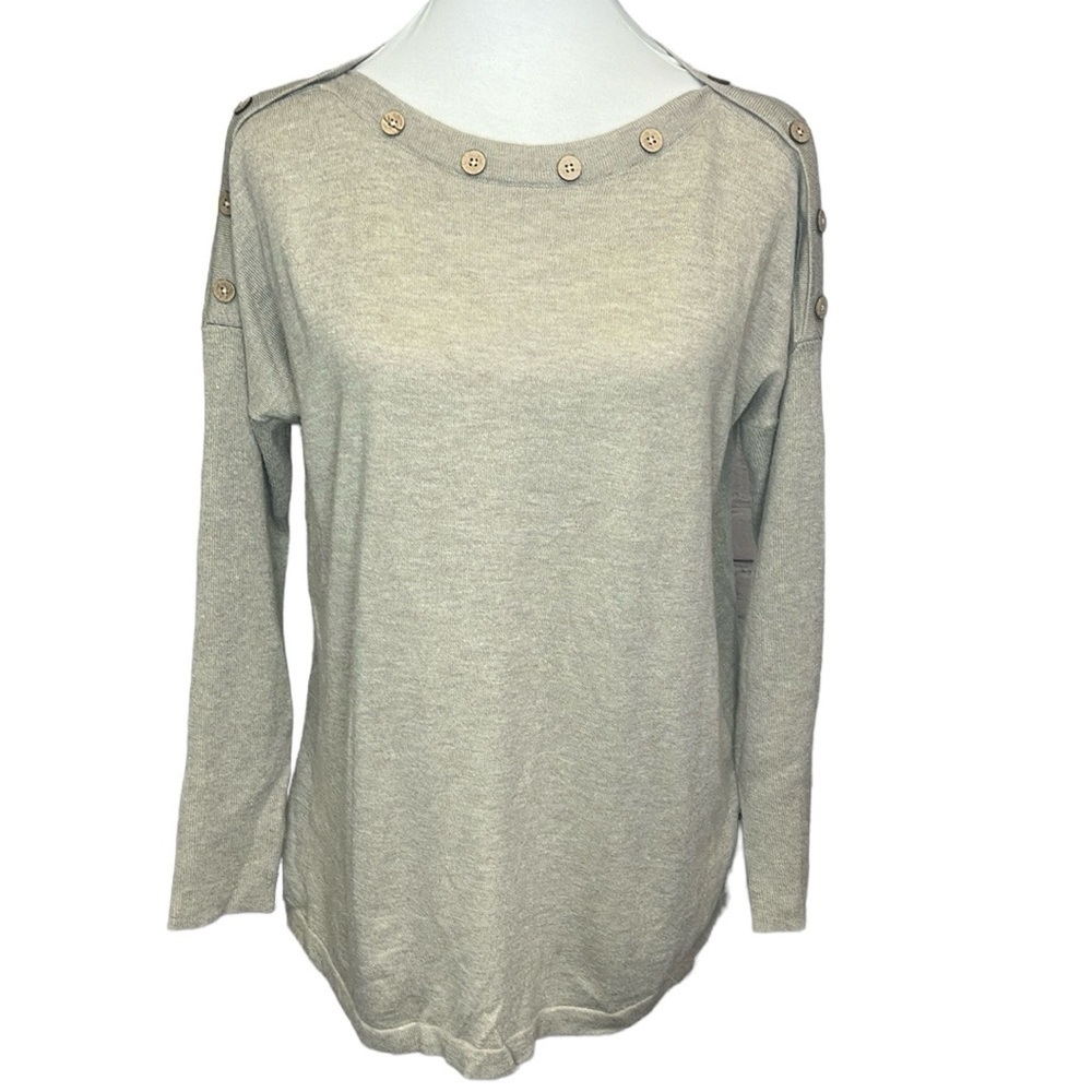 Soft Surroundings Button Detail Sweater
